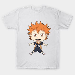 Hinata Shoyo Chibi Design. T-Shirt